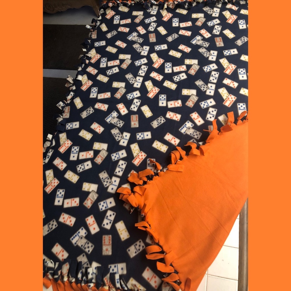 Dominos Tie Blanket